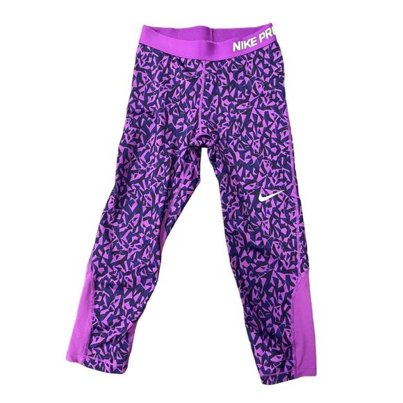 Nike Leggings Women's Size Small Pink Athletic Training Running Fitness 171 - Picture 1 of 11